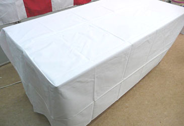 テーブルクロス　長方形サイズ白布